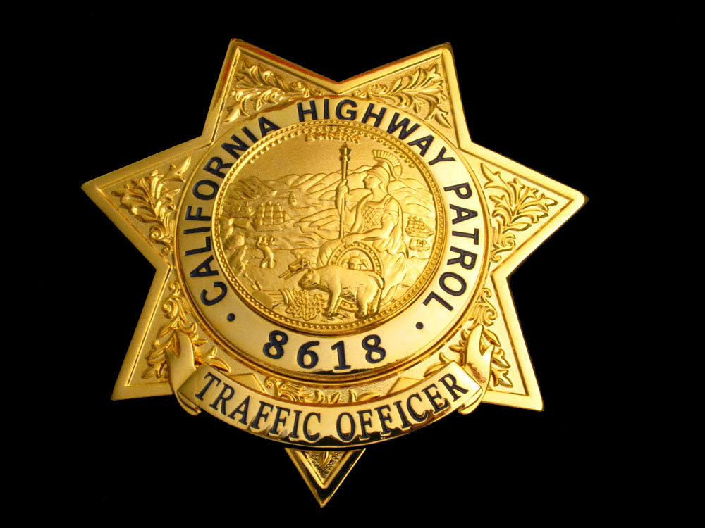 11 CHP U.S. California Highway Patrol Badges Set