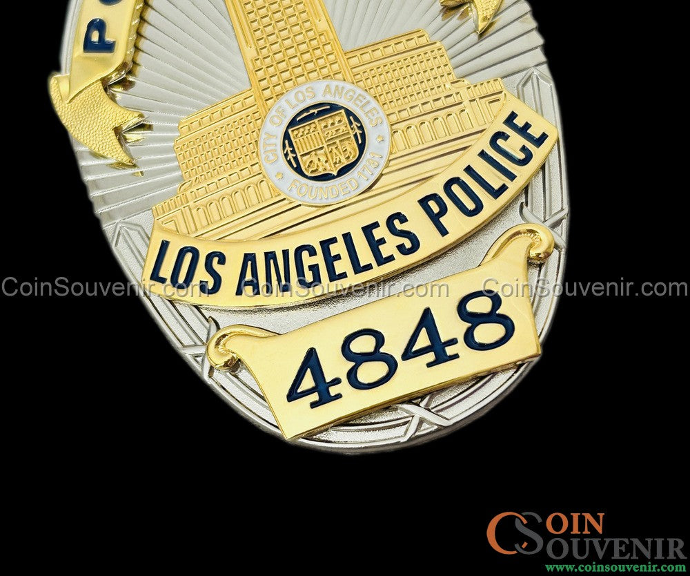 Dragnet Bill Gannon #4848 LAPD POLICEMAN Badge