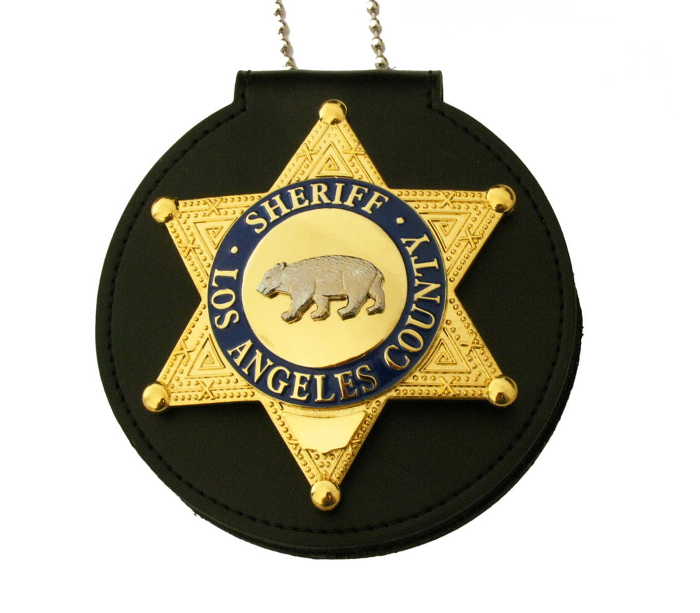 LASD Los Angeles County Sheriff Star Badge Customizable Solid Copper Insignia