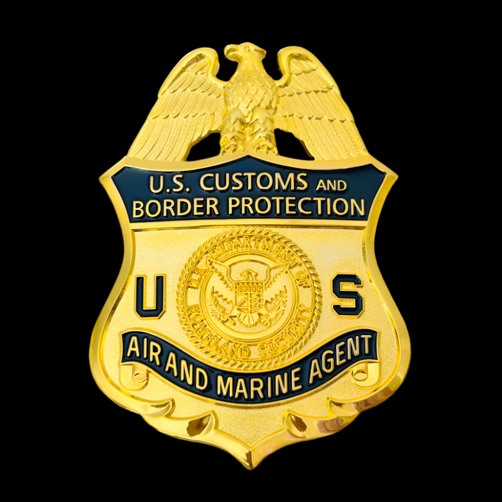 US CBP AMO Air and Marine Agent Customs and Border Protection Badge