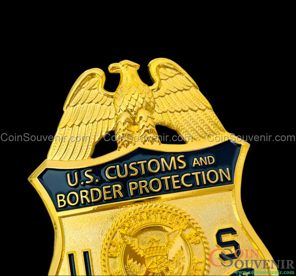 US CBP AMO Air and Marine Agent Customs and Border Protection Badge