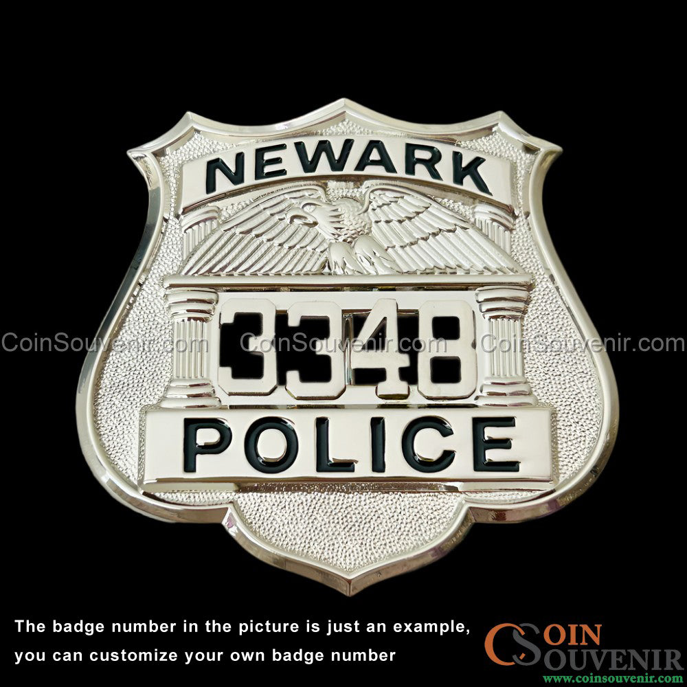 NPD Newark NJ Police Officer Shield Badge *Customizable Number*