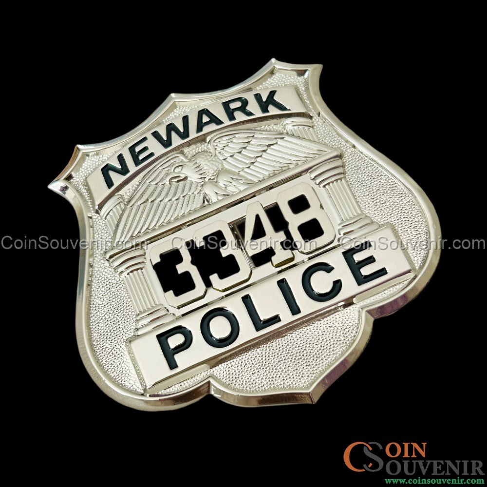 NPD Newark NJ Police Officer Shield Badge *Customizable Number*