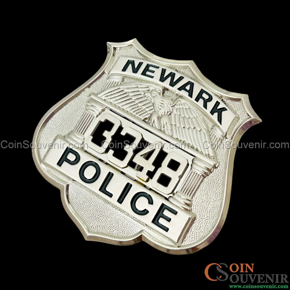 NPD Newark NJ Police Officer Shield Badge *Customizable Number*