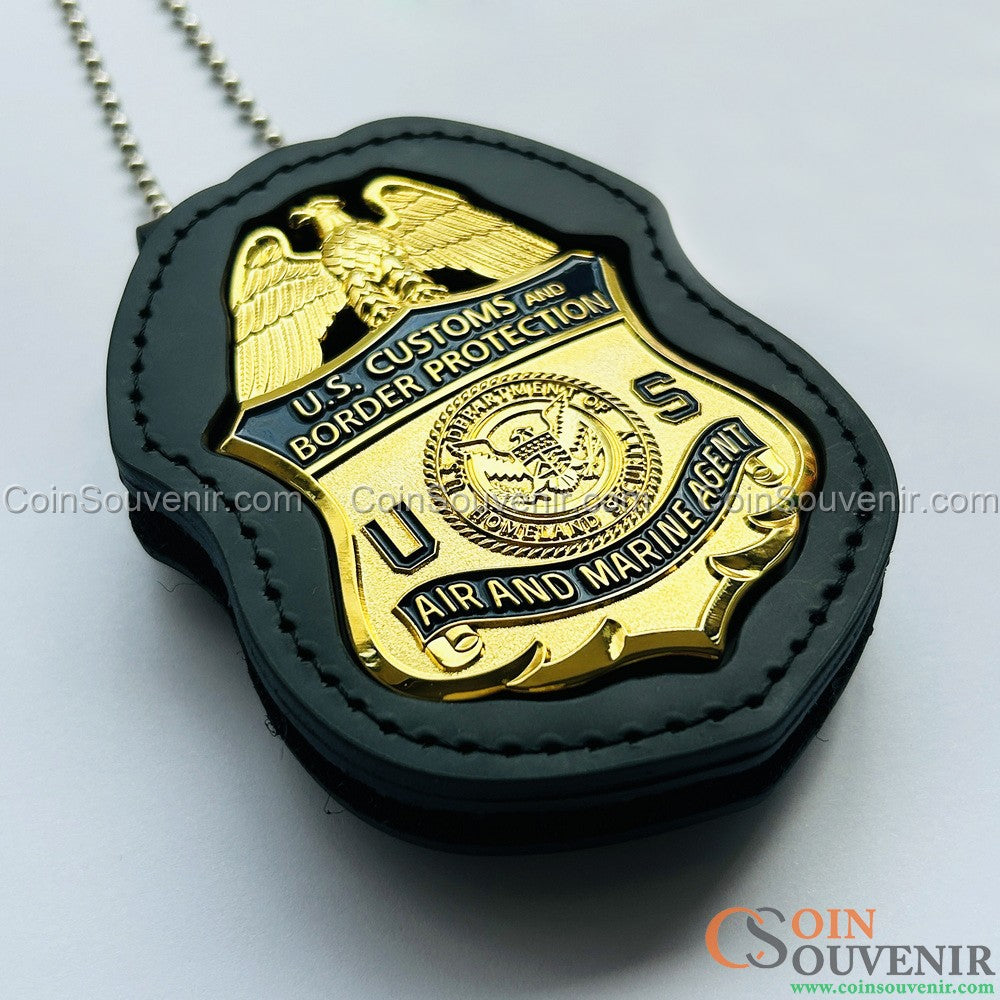 US CBP AMO Air and Marine Agent Customs and Border Protection Badge