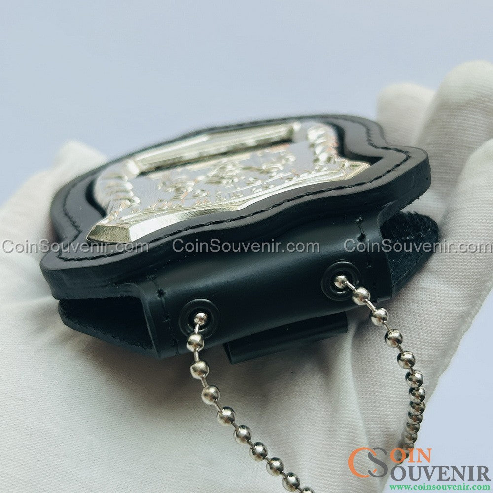 NY New York Police Officer Badge Replica Movie Props *Customizable Badge Number*