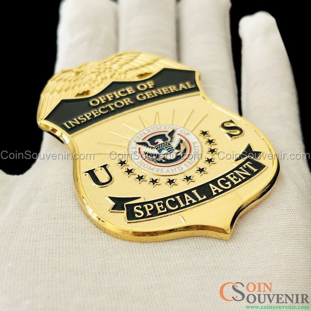 DHS OIG Office of Inspector General Special Agent Flat Wallet Badge