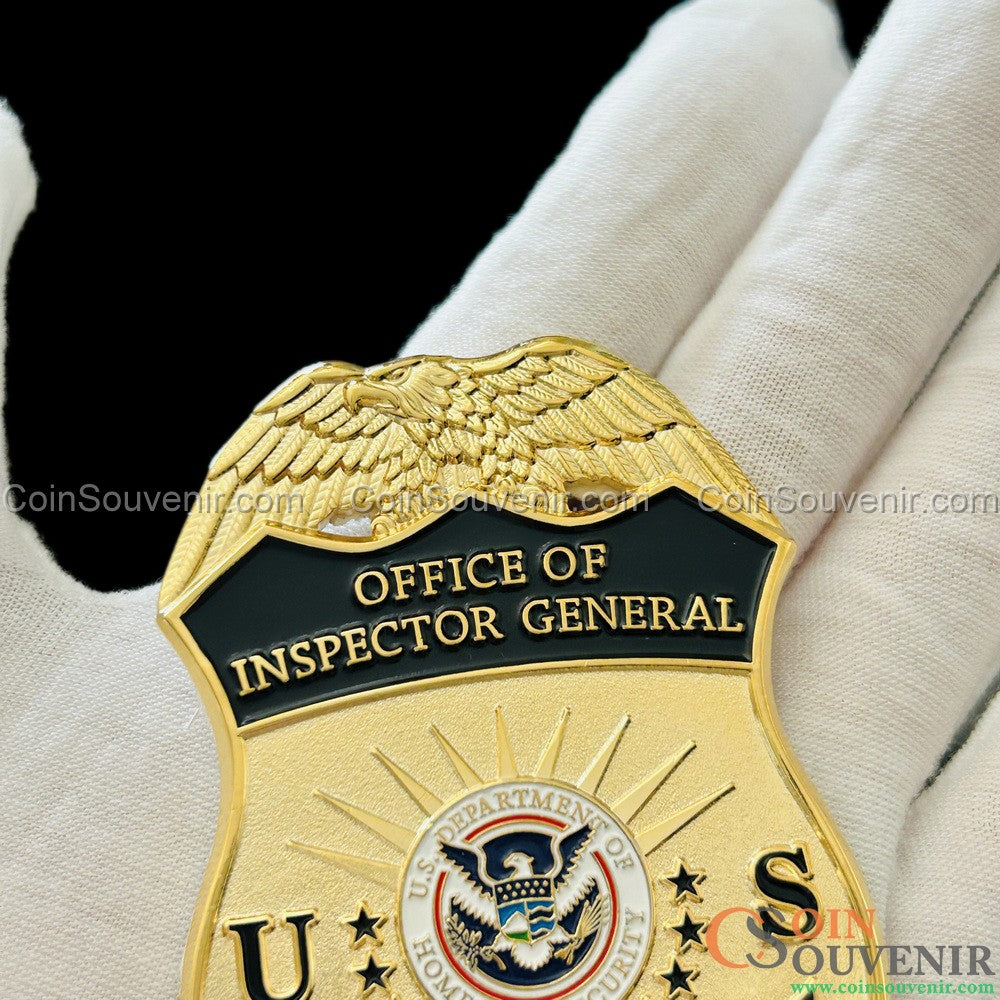 DHS OIG Office of Inspector General Special Agent Flat Badge For Shadow Box