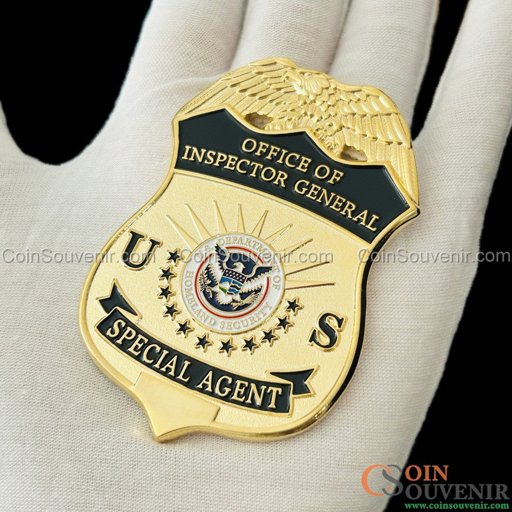 DHS OIG Office of Inspector General Special Agent Flat Badge For Shadow Box