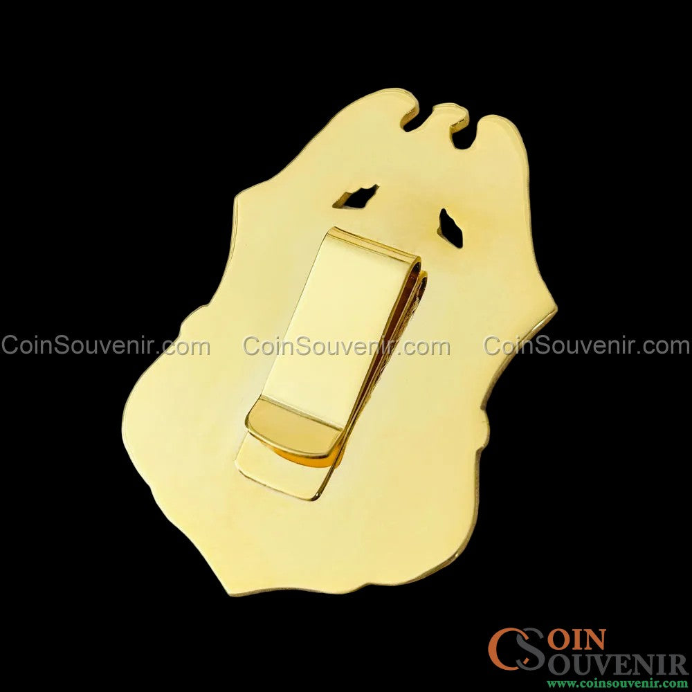 USBP Border Patrol Agent DOJ INS Flat Wallet Badge Museum Quality