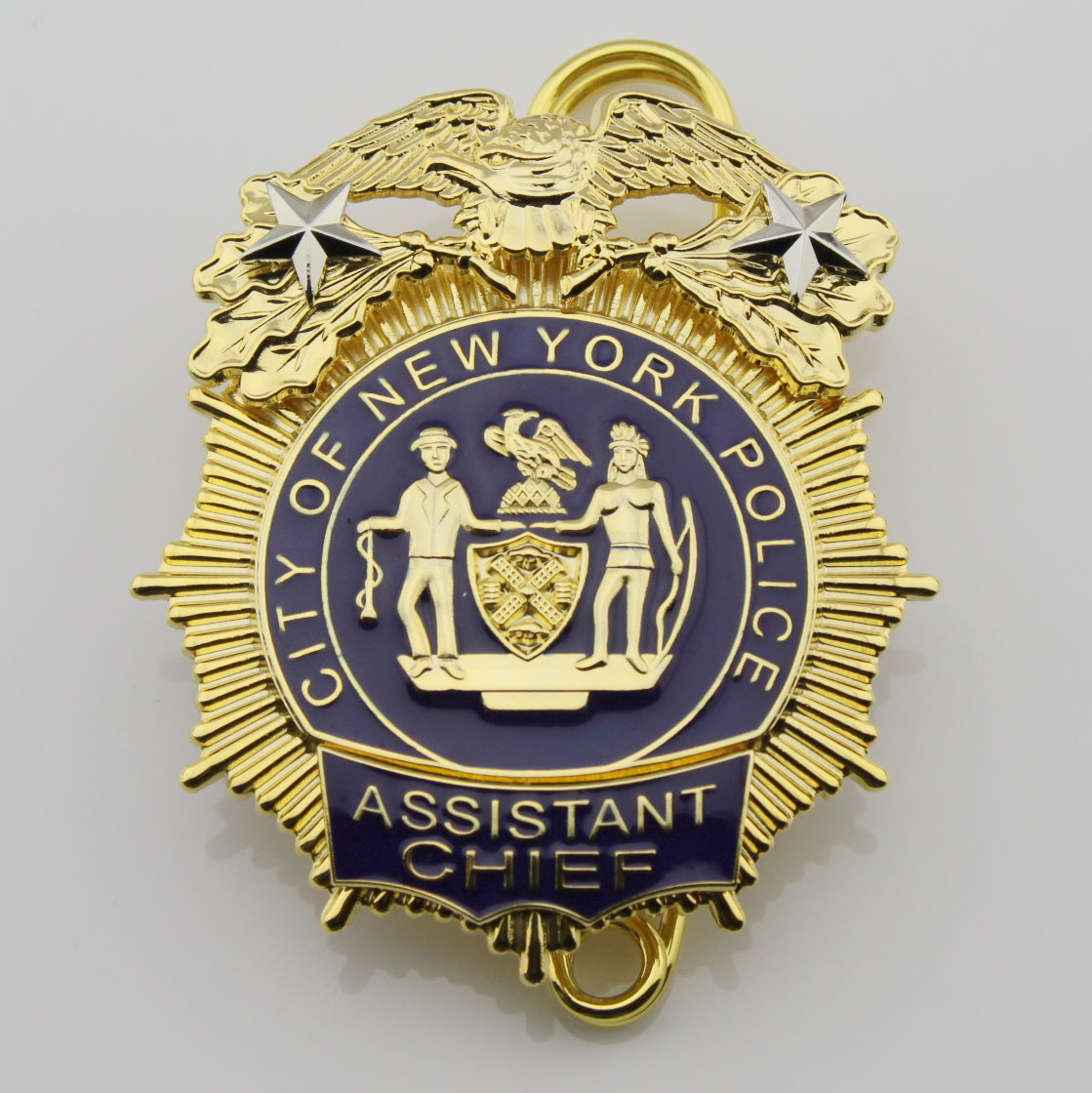 New York NY Police Badge Movie Props