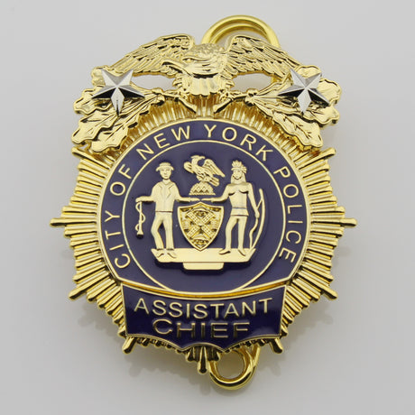 New York NY Police Badge Movie Props