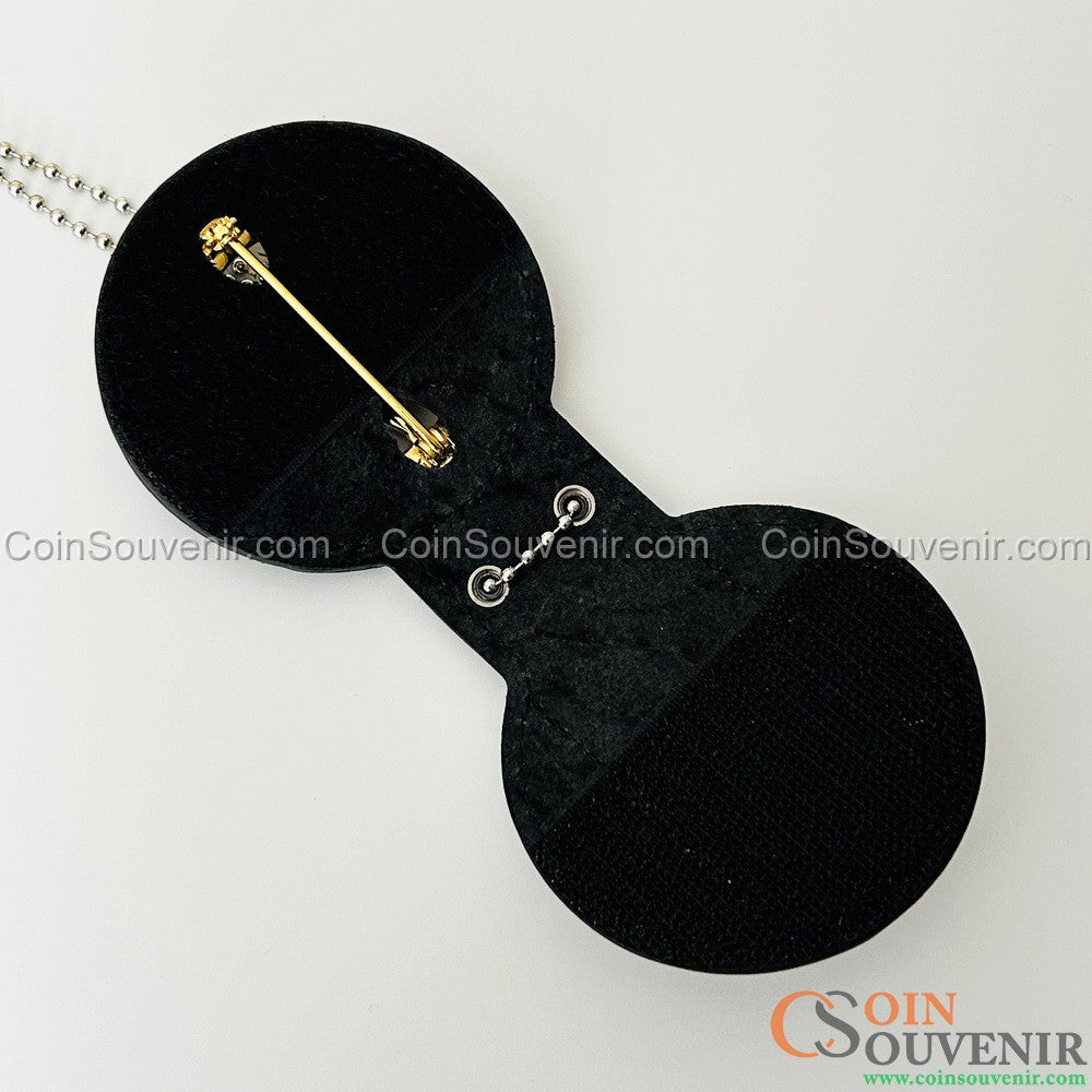 US Federal Court Law Enforcement Marshal Gold Badge Replica Movie Props