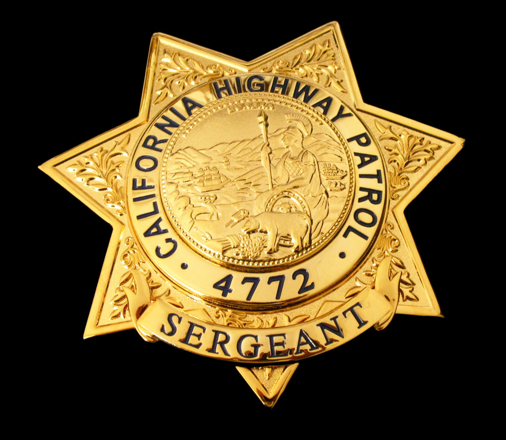 11 CHP U.S. California Highway Patrol Badges Set