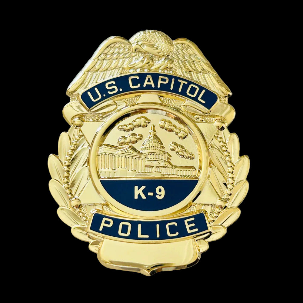 USCP K-9 U.S. Capitol Police Badge Customizable Name