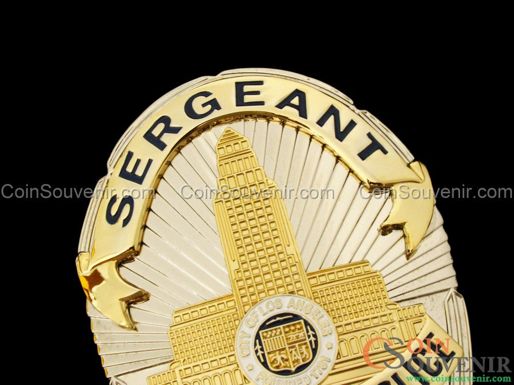 Dragnet Joe Friday #714 & Bill Gannon #4848 2Pcs Badges Set