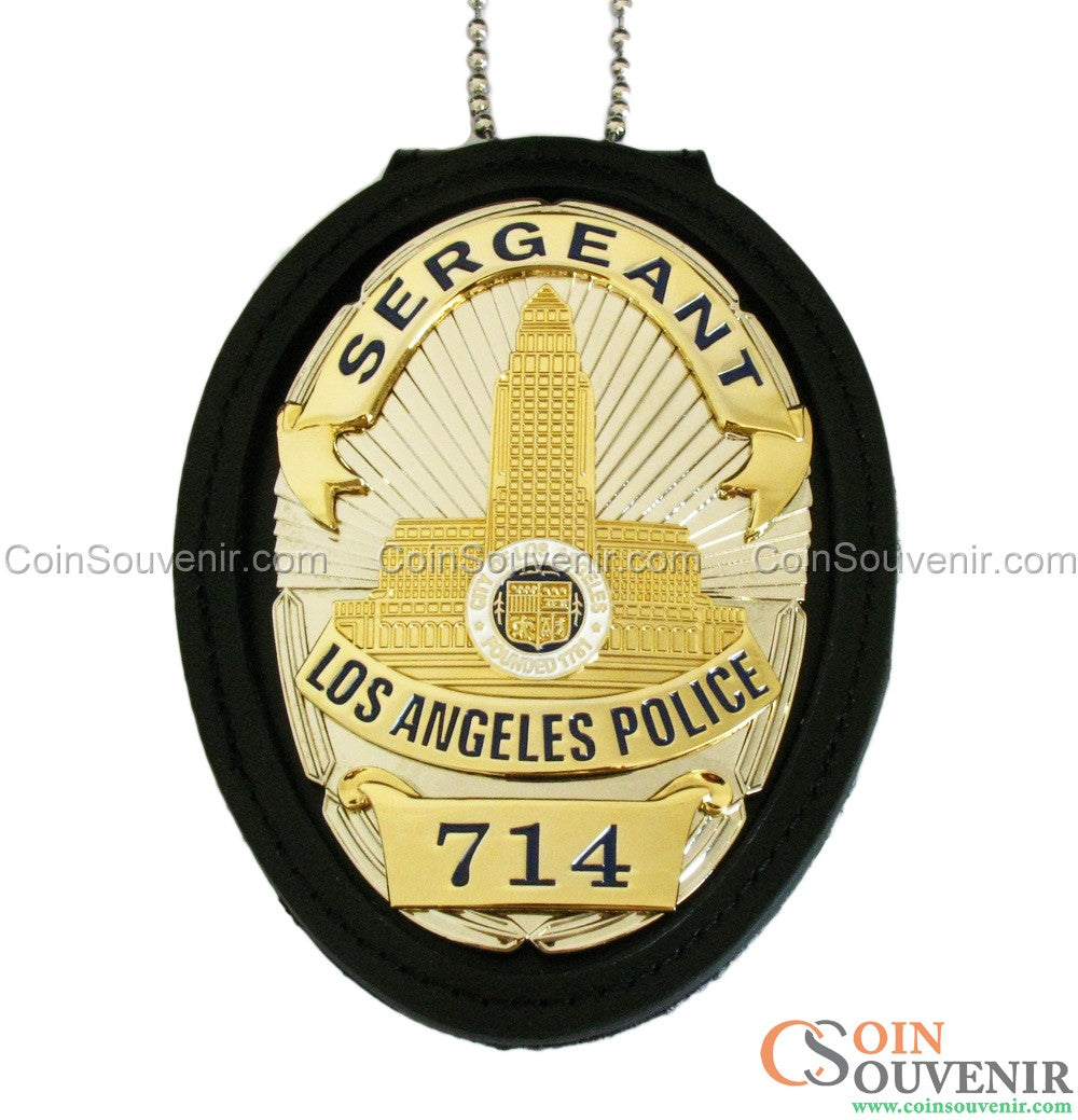 Dragnet Joe Friday #714 & Bill Gannon #4848 2Pcs Badges Set