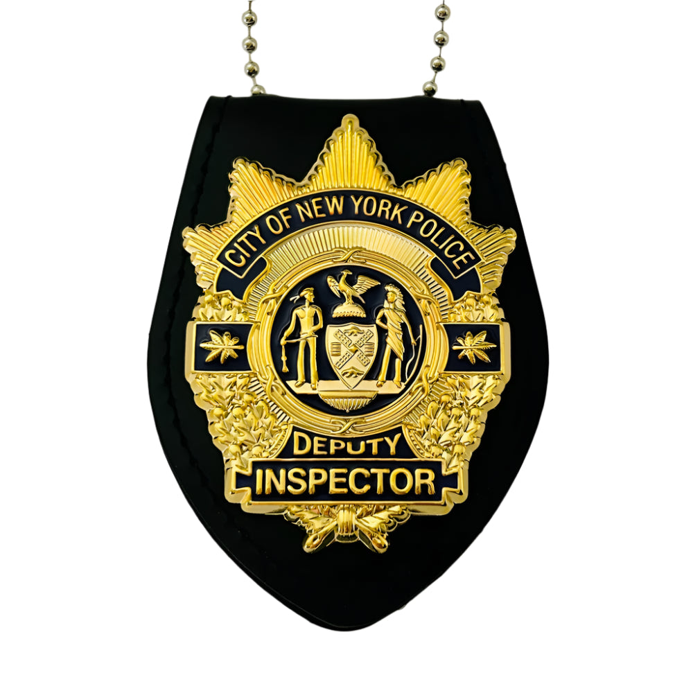 NYPD Deputy Inspector Shield New York Police Badge Replica Movie Prop