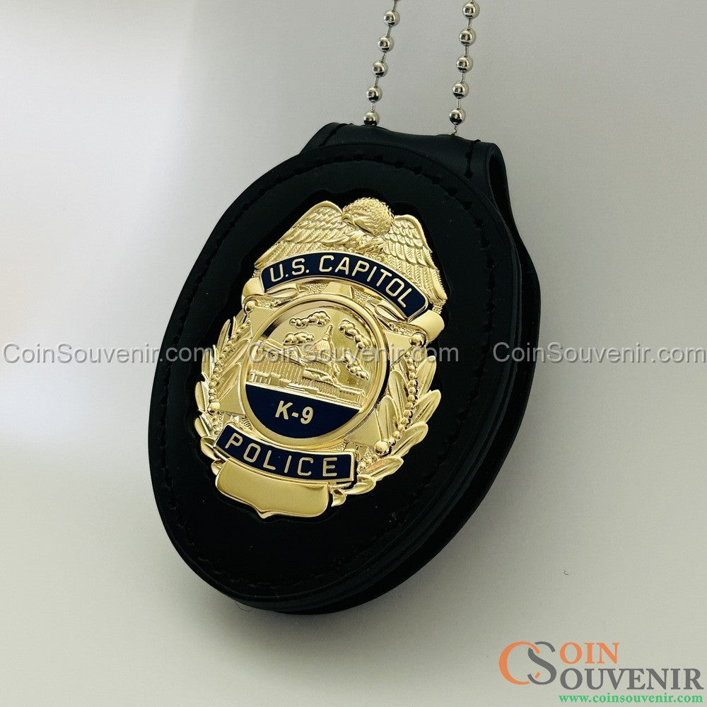 USCP K-9 U.S. Capitol Police Badge Customizable Name