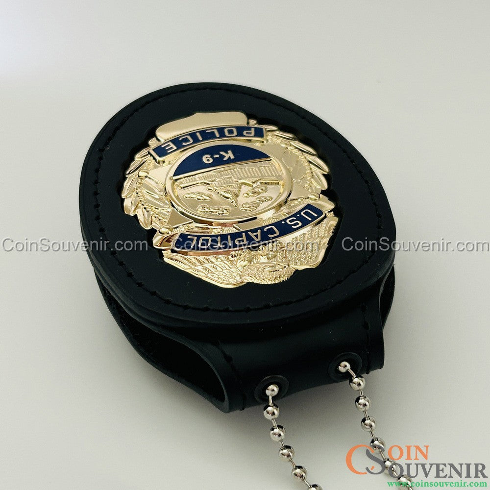 USCP K-9 U.S. Capitol Police Badge Customizable Name