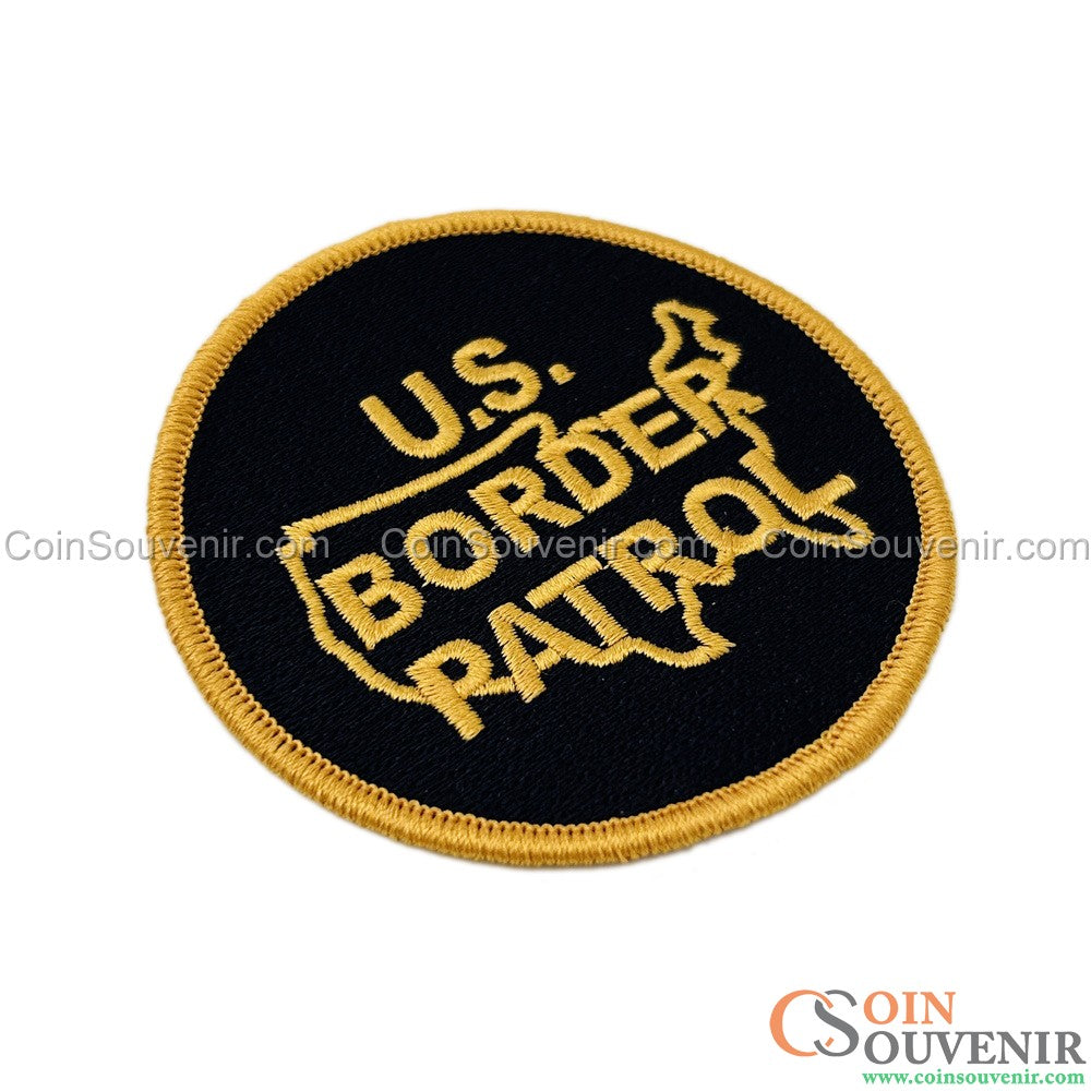 U.S. CBP Border Patrol Badge Round Embroidered Patch