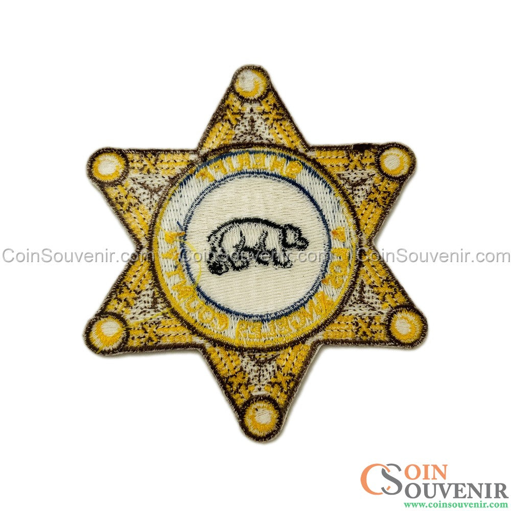 LASD Los Angeles County Sheriff Star Badge Embroidered Patch