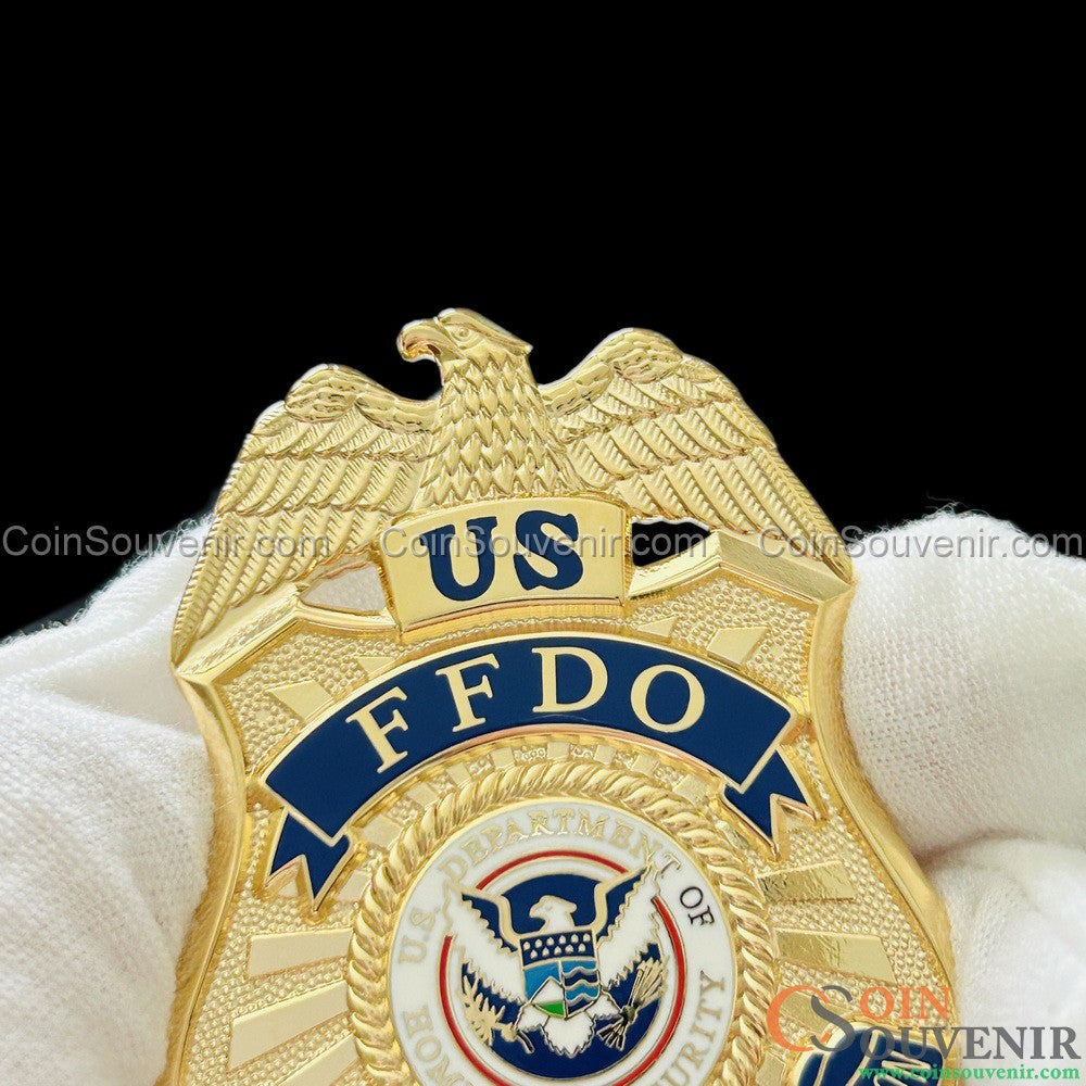 US TSA FFDO Federal Flight Deck Officer Wallet Badge Museum Quality