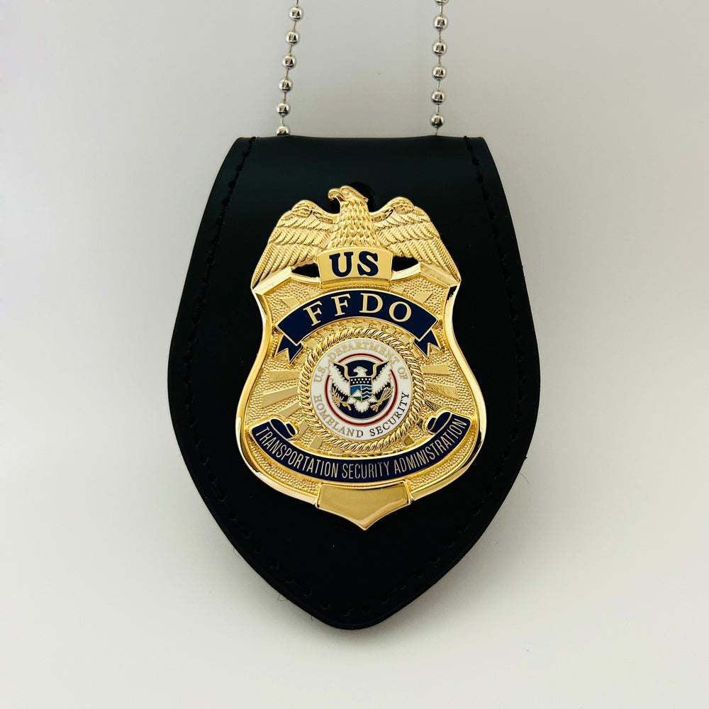 US TSA FFDO Federal Flight Deck Officer Wallet Badge Museum Quality