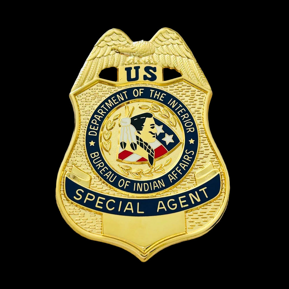 BIA DOI Bureau of Indian Affairs Special Agent Badge Museum Quality