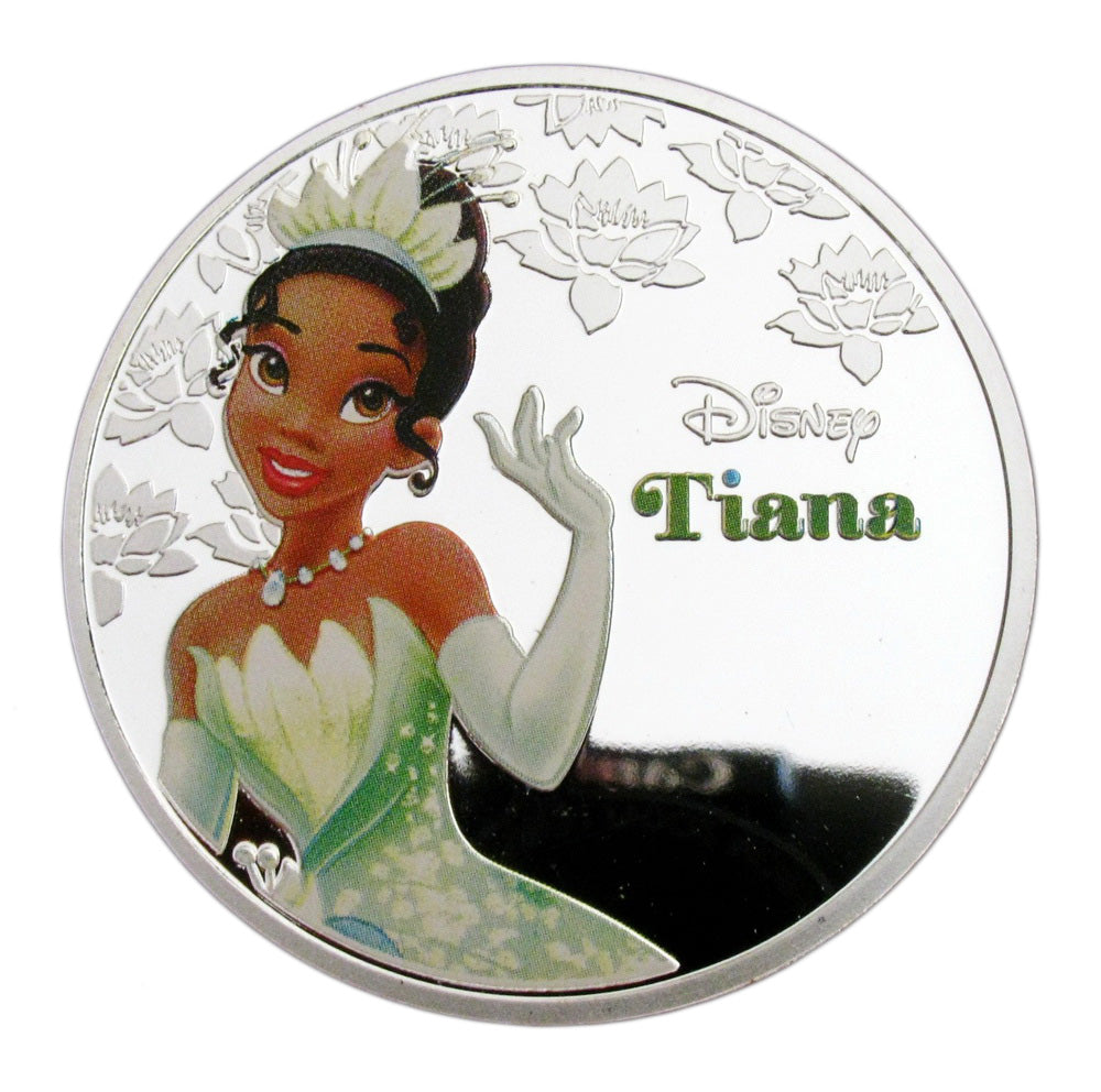 Disney Princess Classic Cartoon Colored Silver Coins