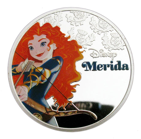 Disney Princess Classic Cartoon Colored Silver Coins