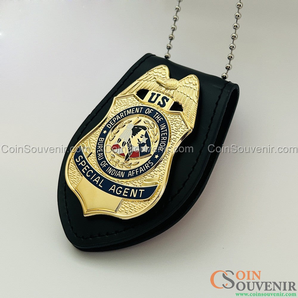 BIA DOI Bureau of Indian Affairs Special Agent Badge Museum Quality