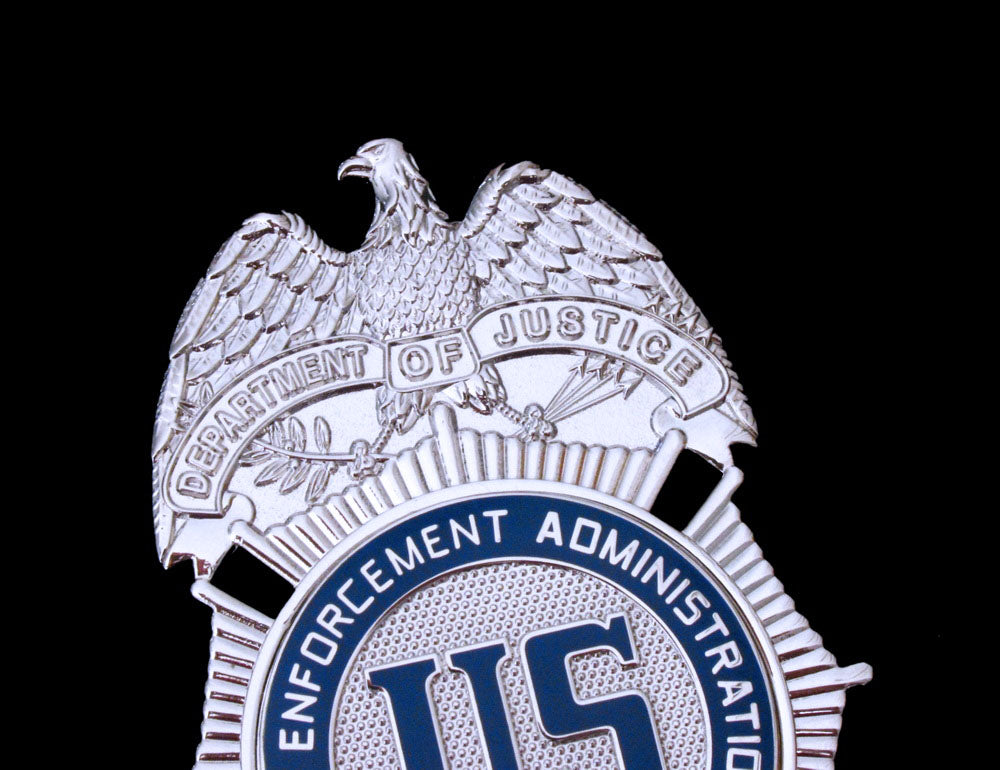 3 DEA US Drug Enforcement Administration Badges Set