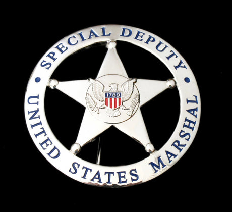 US Marshal Special Deputy USMS Badge Replica Movie Prop