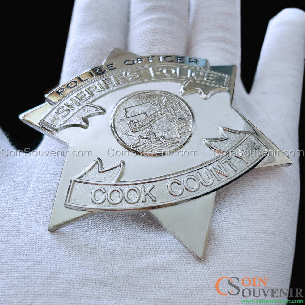 CCSPD Cook County Sheriff’s Police Officer Badge