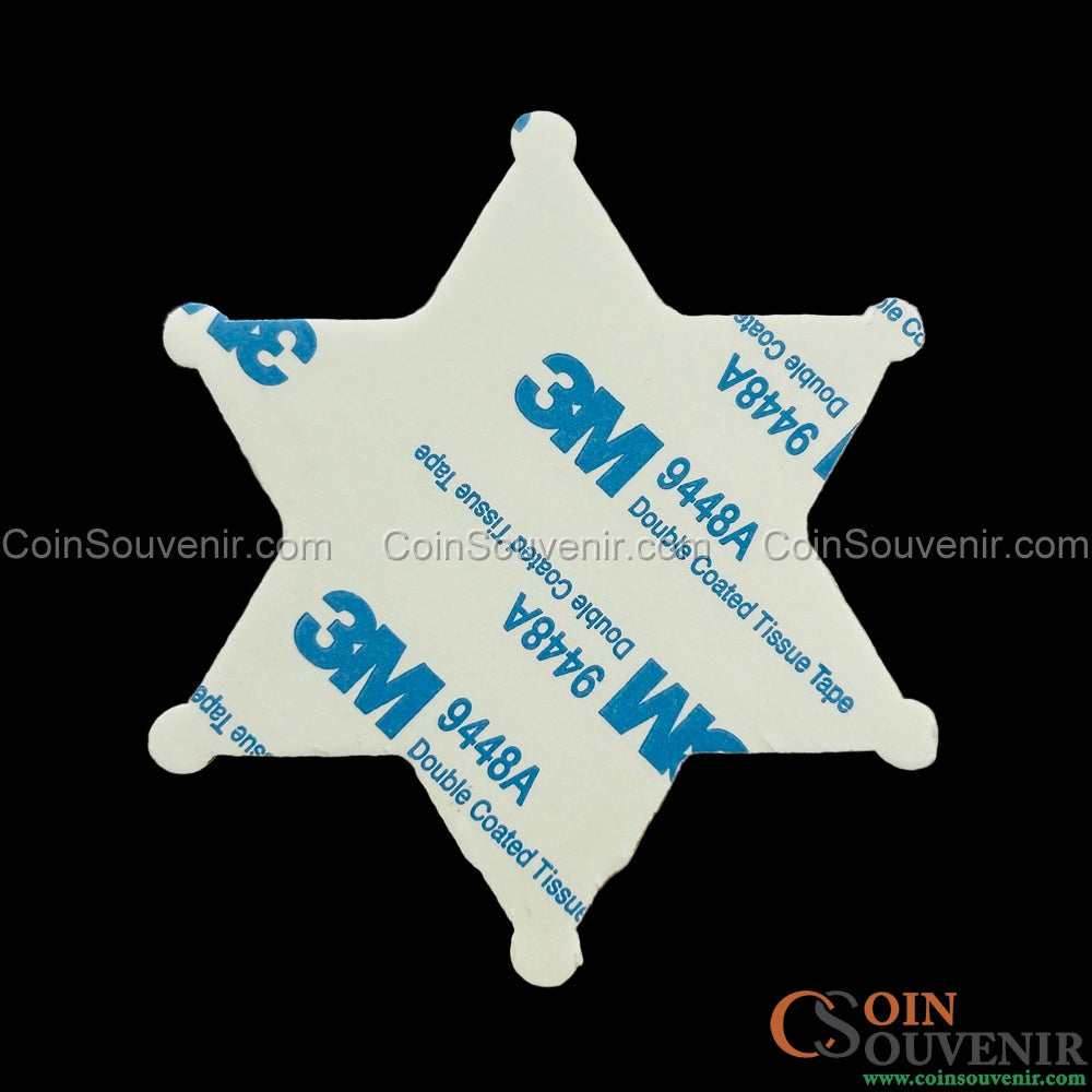 LASD Los Angeles County Deputy Sheriff Star Flat Badge Premium Enamel Exact Replica