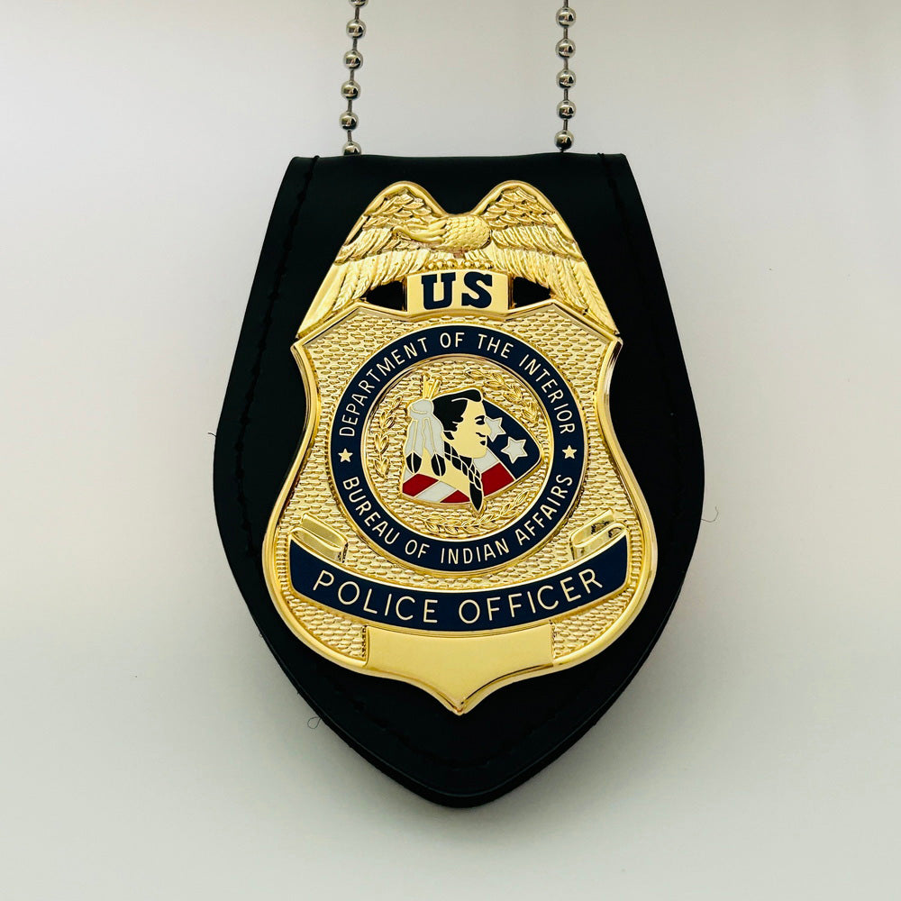 BIA DOI Bureau of Indian Affairs Police Officer Badge Museum Quality
