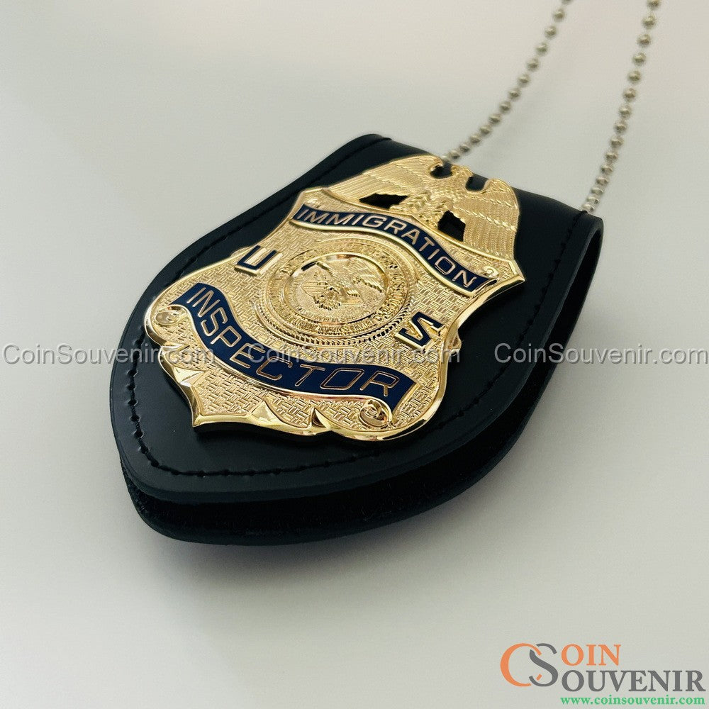 US DOJ INS Immigration Inspector Badge Museum Quality