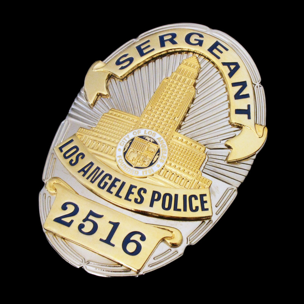 LAPD Sergeant #2516 Los Angeles Police Badge