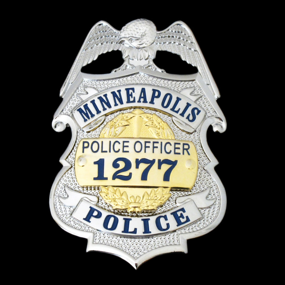 US MPD Minneapolis Police Officer Badge #1277