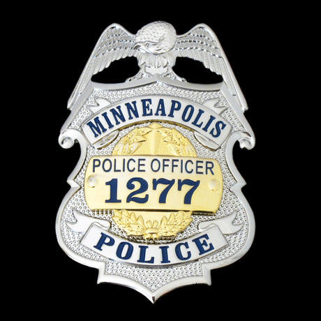 US MPD Minneapolis Police Officer Badge #1277