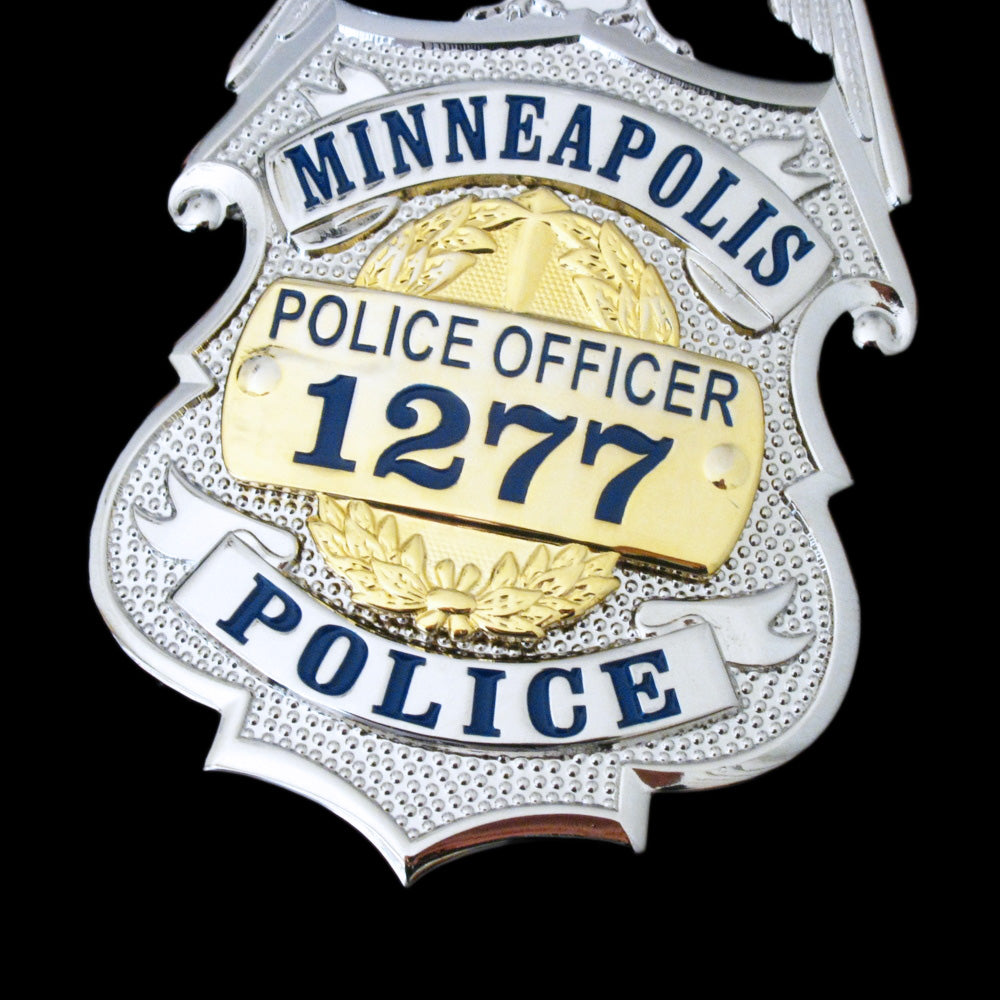 US MPD Minneapolis Police Officer Badge #1277