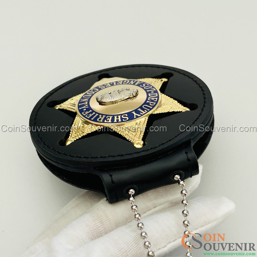 LASD Los Angeles County Deputy Sheriff Star Badge Premium Enamel Exact Replica
