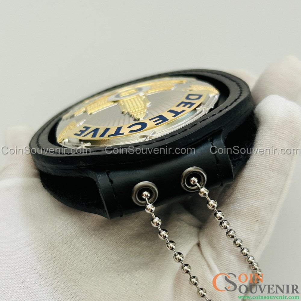 LAPD Detective Los Angeles Police Badge Premium Enamel Exact Replica