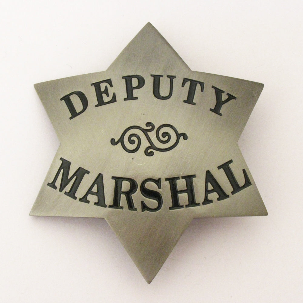 USMS Deputy U.S. Marshal Retro Star Shape Badge