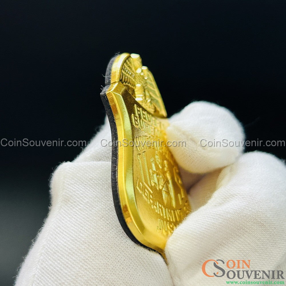 US FBI DOJ Special Agent Flat Badge Police Magnet 2.2"