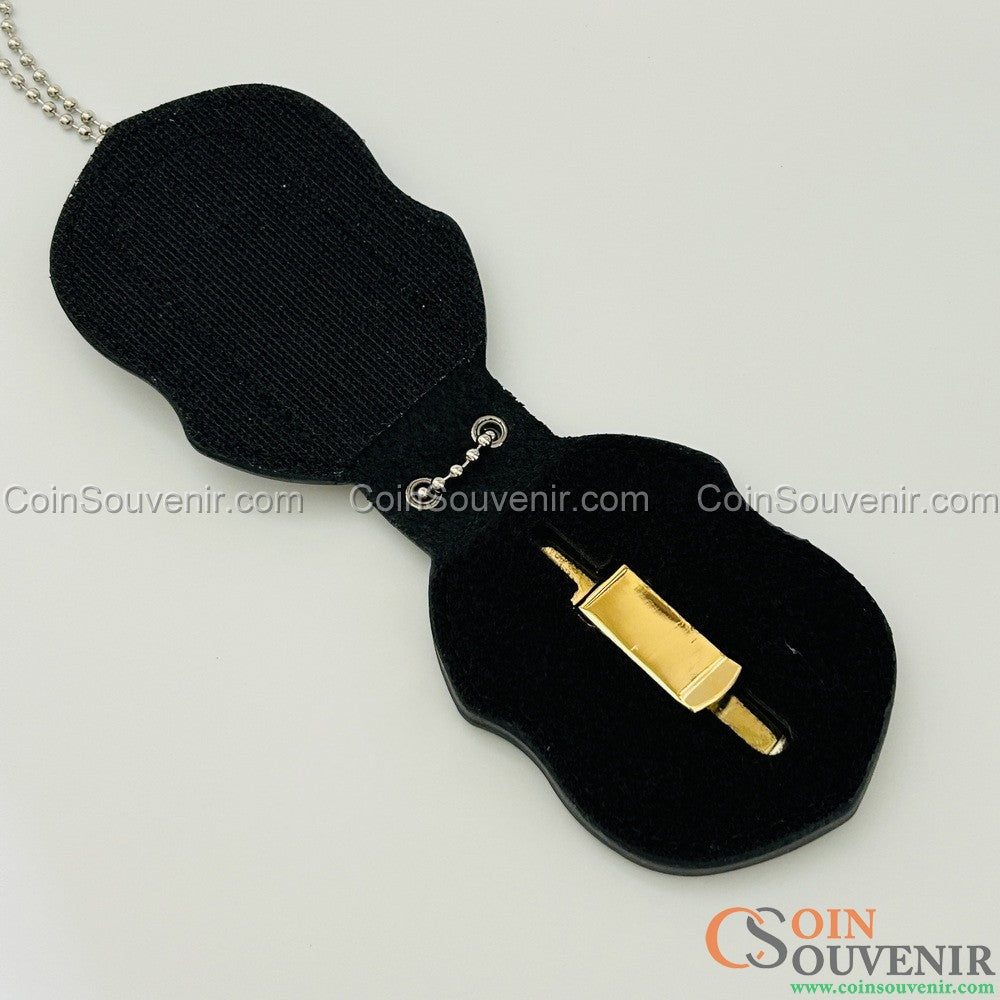 USCG U.S. Coast Guard Officer Badge Museum Quality *Wallet Clip Back*