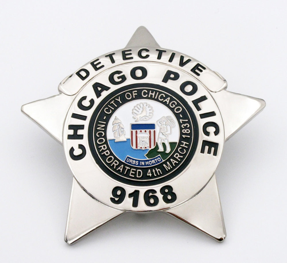 CPD Chicago Detective Police Abzeichen Nr. 9168 Genaue Replik