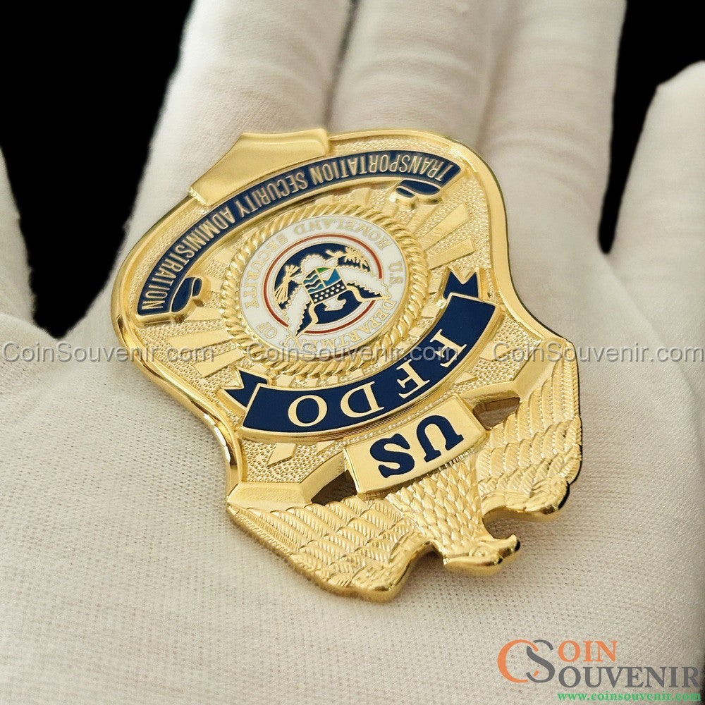 US TSA FFDO Federal Flight Deck Officer Badge Museum Quality