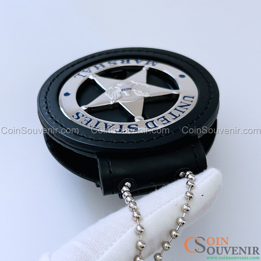 Justified Raylan Givens U.S. Marshal Flat Badge TV Show Prop Replica